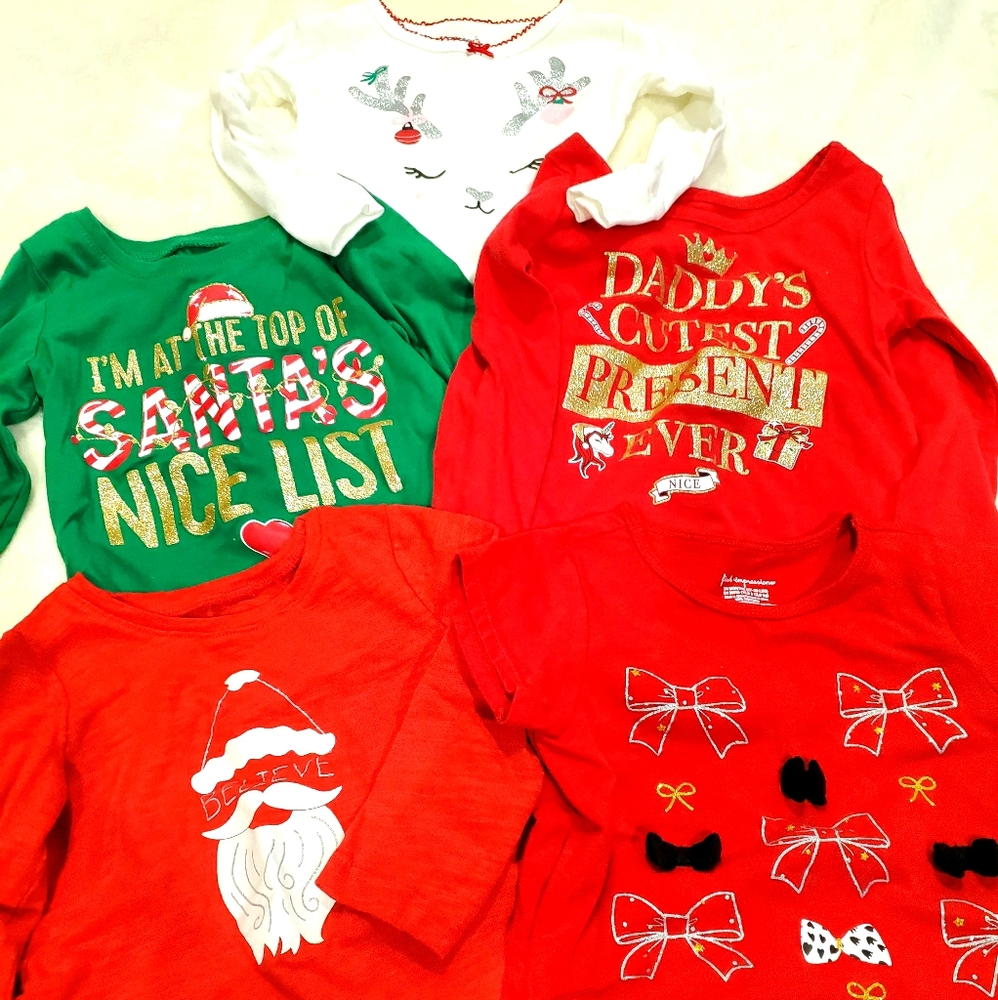 Toddler Holiday Shirts (5 for
